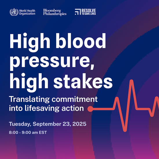 UNGA 2025_Virtual attendance graphic Flyer for the high blood pressure, high stakes event white writing on purple background